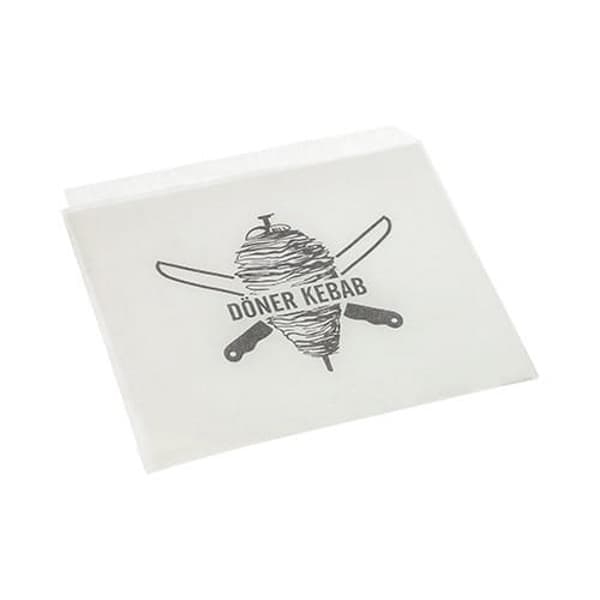 Koperta papierowa kebab 16 x 16 cm - 1000 szt./opak.