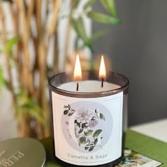 Świeca zapachowa 350g CAMELIA & SAGE - KAMELIA I SZAŁWIA 6