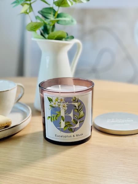 Świeca zapachowa 350g EUCALYPTUS & MUSK - EUKALIPTUS I PIŻMO 2