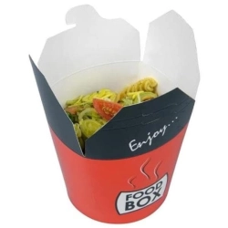 Asia Food Box 950 ml z nadrukiem - 50  szt./opak/