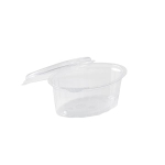 Sosjerka z przykrywką 80 ml owalny - 100 szt./opak.