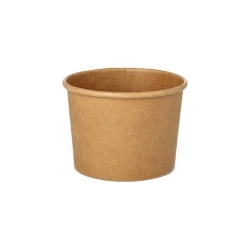 Kubki papierowe PE na zupę 350 ml, średnica 9,8 cm - 25 szt./opak.