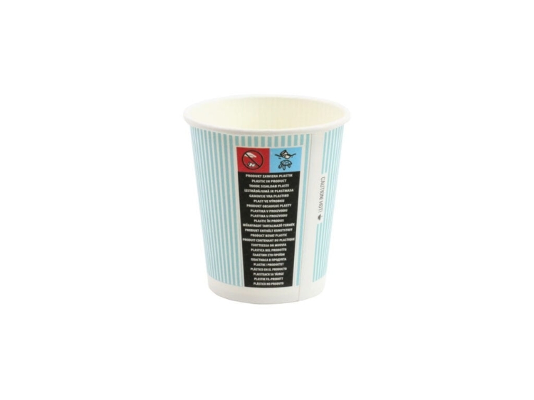 Kubki papierowe 250 ml mix pastele - 100 szt./opak. 2