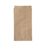 Torebka papierowa fałdowa Hot Dog brązowa 10 x 3,5 x 19 cm - 1000 szt./opak.