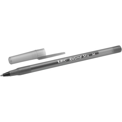 Długopis Round Stic BIC czarny - 10 szt