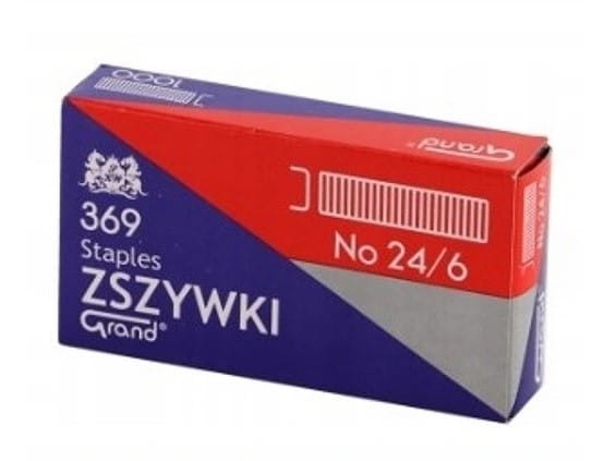 Zszywki biurowe Grand 24/6 - 1000 szt/ opak