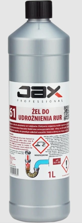 Profesjonalny preparat do udrażniania rur - 1 L