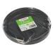 Talerz plastikowy do wielokrotnego użytku 22 cm, czarny - 12 szt./opak. 2