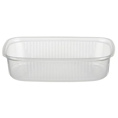 Pojemnik plastikowy 125 ml, 108 x 82 x 25 mm - 100 szt./opak
