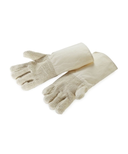 Rękawice piekarnicze żaroodporne 5-palcowe z mankietem - 2 szt./opak.