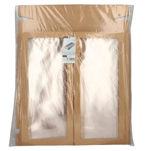 Pudełko cateringowe 25,2 x 55,8 x 8 cm z pokrywą z okienkiem  - 10 szt/opak 2