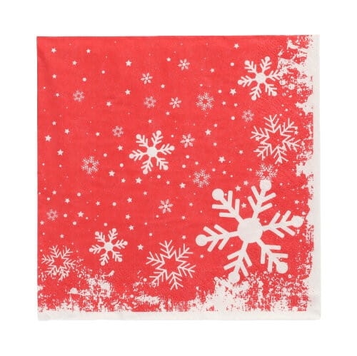 Serwetki 3-warstwowe składane 1/4, 33 x 33 cm, Winter Time - 50 szt./opak