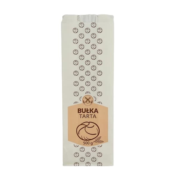 Torebka papierowa fałdowa Bułka Tarta 10 x 6 x 27,5 cm - 1000 szt./karton 2