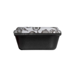 Pojemnik styropianowy na lody z wieczkiem "FunnyGel" CZARNY - 750 ml - 100 szt./opak.