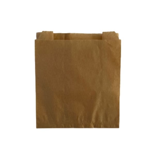 Torebka papierowa brąz fałdowa 15 x 6.5 x 17 cm - 1000 szt./opak.