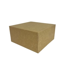Pudełko cukiernicze klejone kraft 18 x 18 x 9 cm - 50 szt./opak.