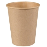 Kubki papierowe 240 ml kraft - 50 szt./opak.