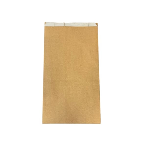 Torebka fałdowa aluminiowa 18 x 6,5 x 33 cm, brązowy - 1000 szt./opak 2