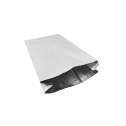Torebka fałdowa aluminiowa 18 x 6,5 x 33 cm, biały - 1000 szt./opak