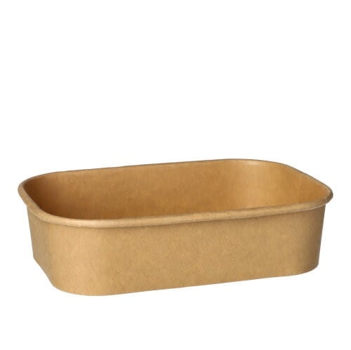 Pojemnik papierowy 500 ml 12,3 x 17,3 x 4,1 cm kraft - 25 szt./opak.