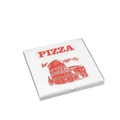 Karton na pizzę 33 x 33 x 3 cm nadruk Pizza - 19 szt./opak.