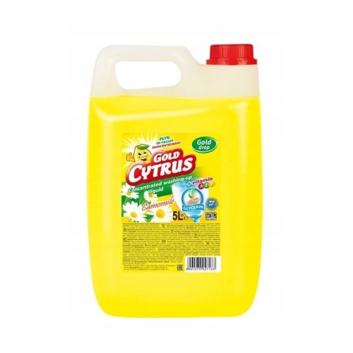 Płyn do mycia naczyń Gold Cytrus RUMIANEK 5 L