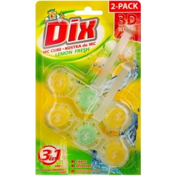 KOSTKA WC DIX 3D, Lemon fresh 2 x 40 g
