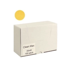 Ścierka CleanMax 30 x 40 cm, żółty - 100 szt./opak