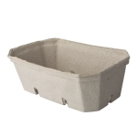 Pojemnik na owoce 500 g, 11 x 19 x 7 cm szary - 360 szt./opak