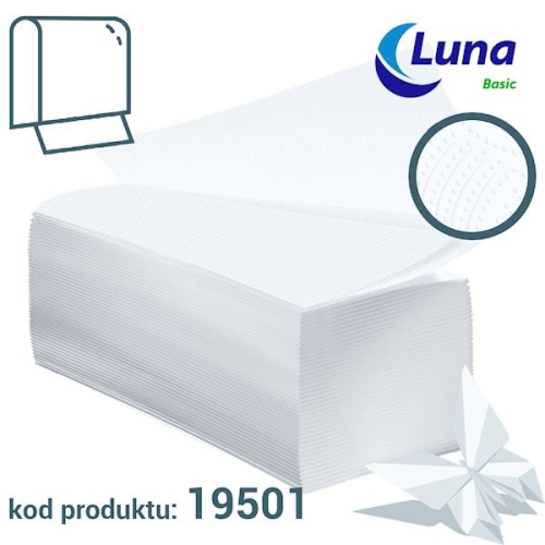 Ręcznik ZZ a'3000 Luna Soft Plus 25x23 celuloza 2w - 3000 list./karton