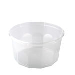 Pojemnik PP okrągły na zupę  - 500 ml transparent - 50 szt./opak.