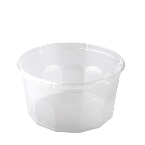 Pojemnik PP okrągły na zupę  - 500 ml transparent - 50 szt./opak.