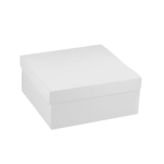 Pudełko cukiernicze z pokrywą 30 x 30 x 13 cm biały - 10 szt./opak.