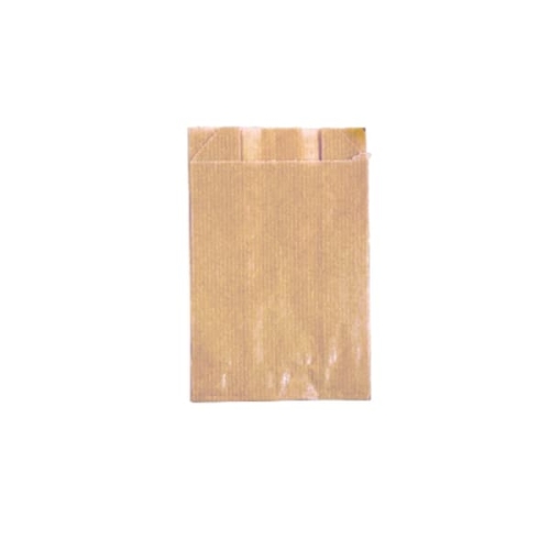 Torebka papierowa fałdowa 10 x 5 x 15 cm kraft - 1000 szt./opak.