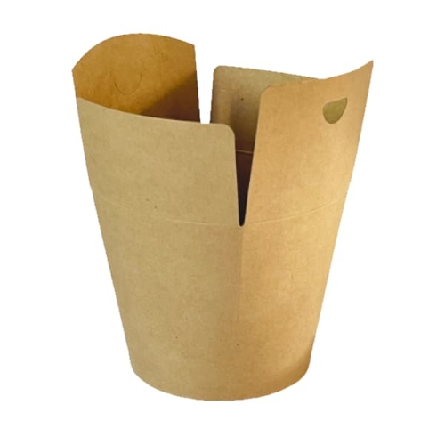 Pojemnik kebab pasta box 750 ml brązowy - 50 szt./opak.