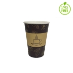 Kubki papierowe na kawę 180 ml, ZERO PLASTIC (70) - 50 szt./opak