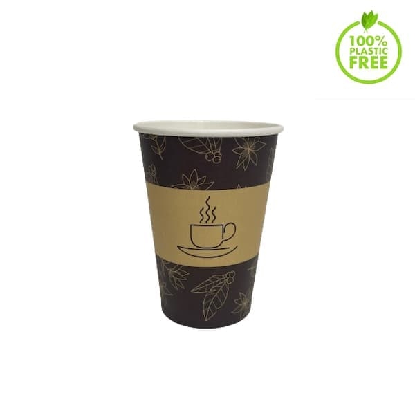 Kubki papierowe na kawę 180 ml, ZERO PLASTIC (70) - 50 szt./opak