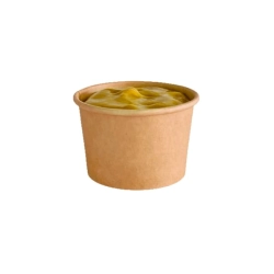 Pojemnik papierowy/PLA na sos 45 ml kraft (60) dressing - 50 szt./opak.