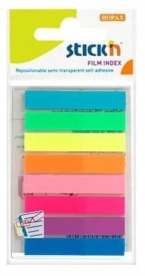 Samoprzylepne zakładki indeksujące - 1 opak.