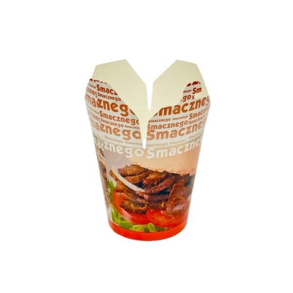 Pojemnik kebab box 500 ml Smacznego - 50 szt./opak. 2