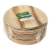 Talerz z liści palmowych okrągły średnica 23 cm - 25 szt./opak.
 2
