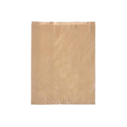 Torebka papierowa fałdowa brązowa 28 x 6 x 37 cm  - 1000 szt./karton