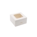 Pudełko cukiernicze klejone z okienkiem 13 x 13 x 7 cm - 220 szt/karton