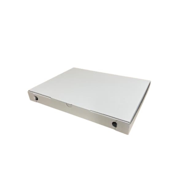 Pudełko papierowe PINSA 30 x 40 x 4 cm, biały - 100 szt./opak 3