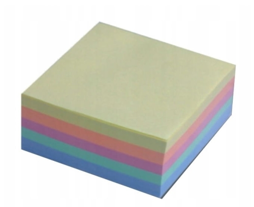 Kostka kolorowa klejona 85 x 85 x 35 - 1 szt. 2