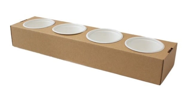 Wkładka na 4 sosy do pudełka o długości 35 cm - 50 szt./opak 2