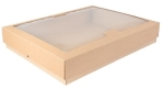 Pudełko cateringowe z okienkiem Party Box 45,5 x 35 x 8 cm - 10 szt./opak