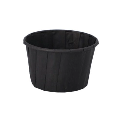 Pojemnik dressingowy, degustacyjny 90 ml, czarny - 100 szt./opak