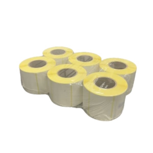 Etykiety termiczne białe 43 x 58 mm - 700 szt. x  6 rolek/opak