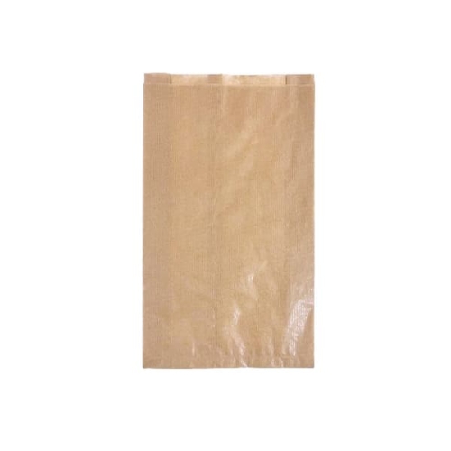 Torebka papierowa fałdowa 24 x 8 x 41 cm kraft - 500 szt./opak.